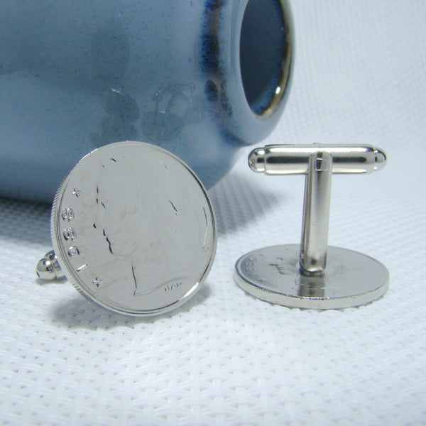 Manchetknopen Belgie 1 Frank 1988