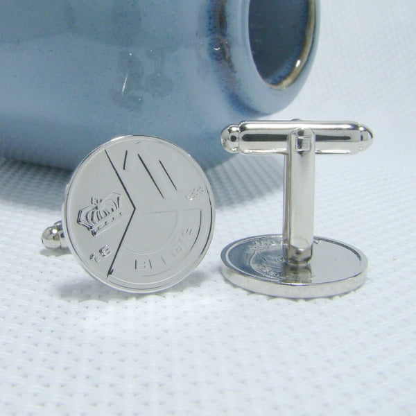 Manchetknopen Belgie 1 Frank 1993