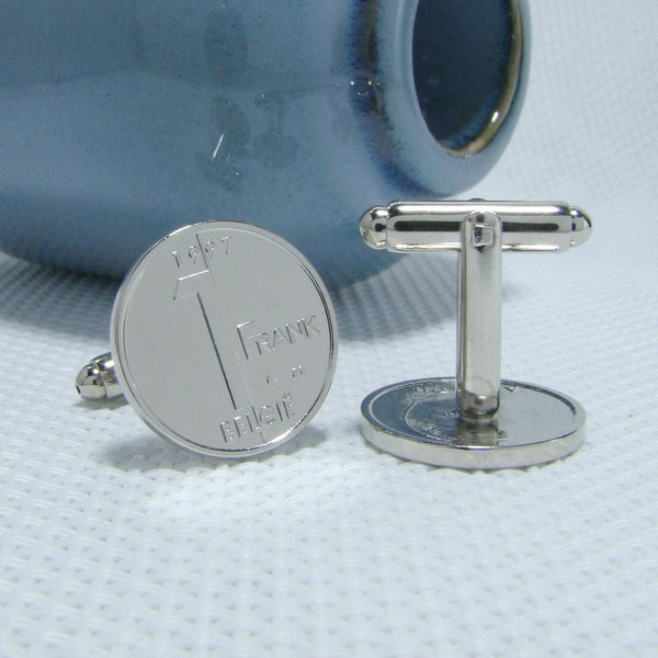 Manchetknopen Belgie 1 Frank 1997