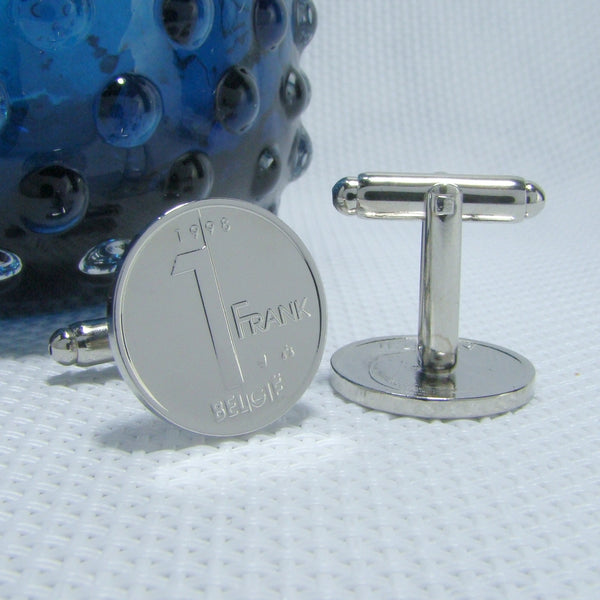 Manchetknopen Belgie 1 Frank 1998