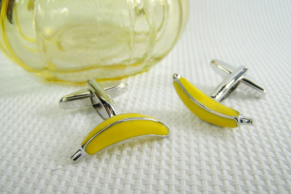 Manchetknopen Banaan