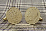 Manchetknopen Belgie 50 Centimes 1979