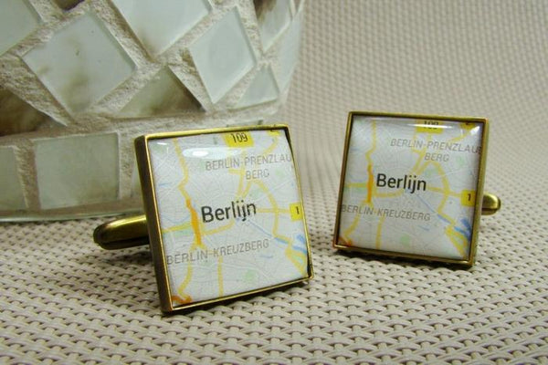 Manchetknopen Google Maps Berlijn