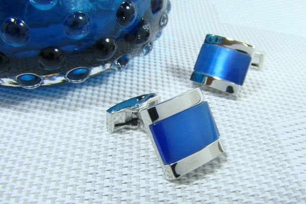 Manchetknopen Franklin - Koningsblauw