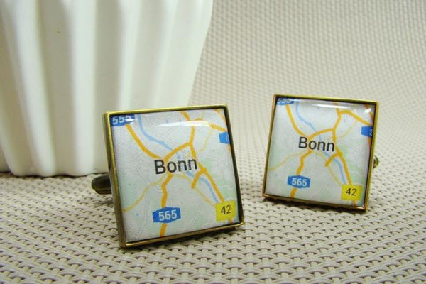 Manchetknopen Google Maps Bonn