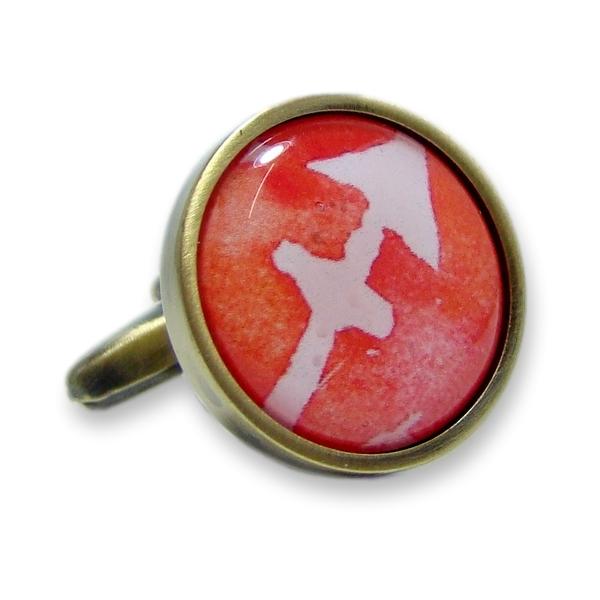 Manchetknoop Sterrenbeeld Boogschutter Aquarel (PER STUK)