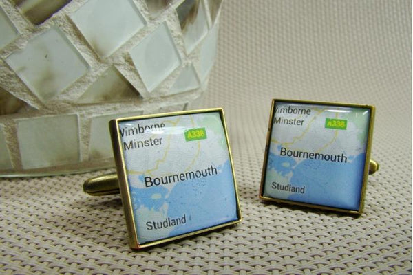 Manchetknopen Google Maps Bournemouth