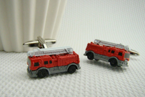 Manchetknopen Brandweerwagen Rood