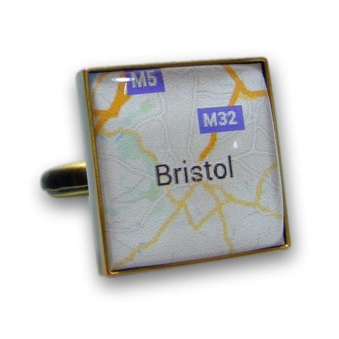 Manchetknopen Google Maps Bristol