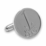 Manchetknopen gemaakt van 1 cent 1948