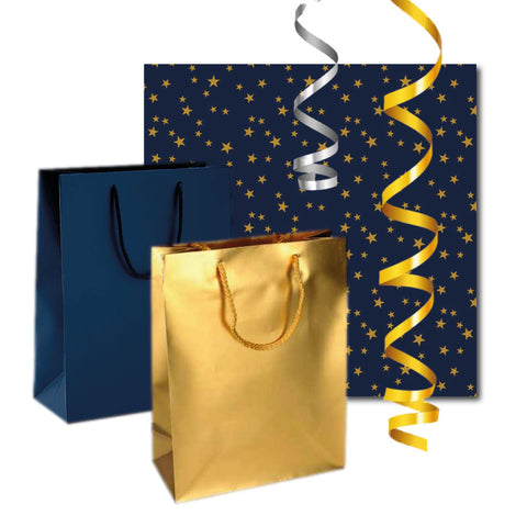Kerst cadeauverpakking - Inpakpapier, lint en geschenktasje