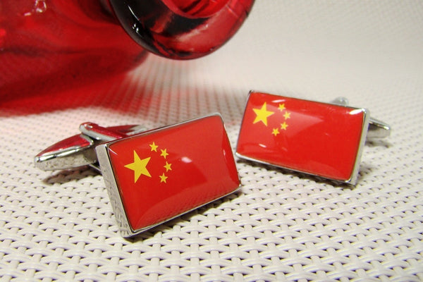 Manchetknopen Vlag China