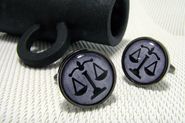 Manchetknopen Recht Scale of Justice