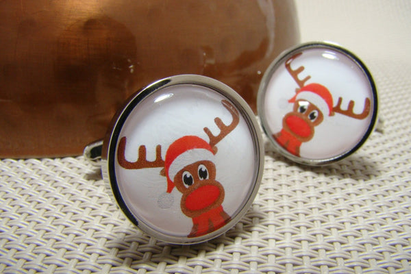 Manchetknopen Rudolph The Rednose Reindeer