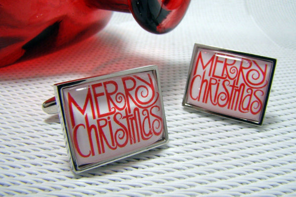 Manchetknopen Merry Christmas