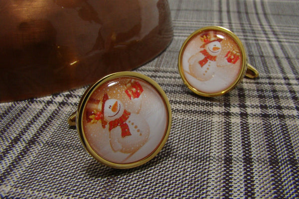 Manchetknopen Sneeuwpop