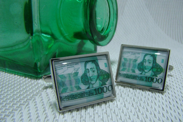 Manchetknopen Briefgeld 1000 Gulden