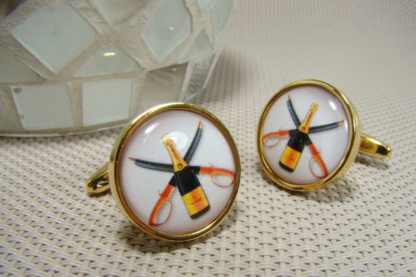 Manchetknopen Sabreren - de Sabrage