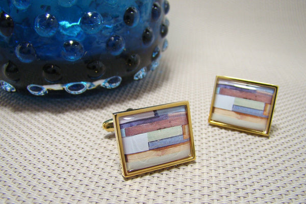 Manchetknopen Steigerhout Naturel