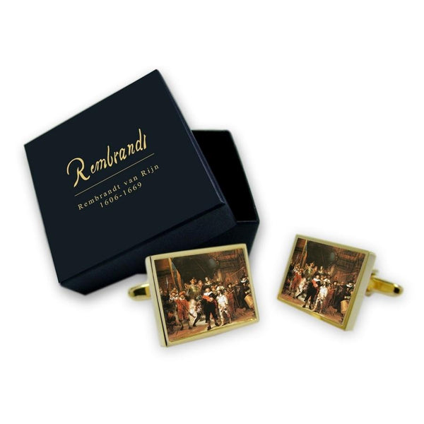Kunst Manchetknopen Rembrandt van Rijn - De nachtwacht