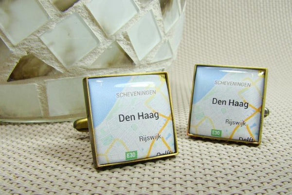 Manchetknopen Google Maps Den Haag