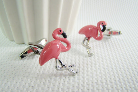 Manchetknopen Flamingo