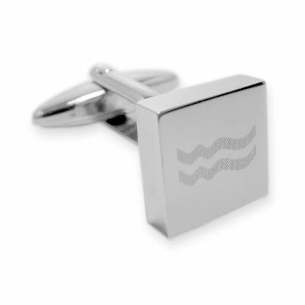 Manchetknoop Horoscoop Waterman gegraveerd (PER STUK)