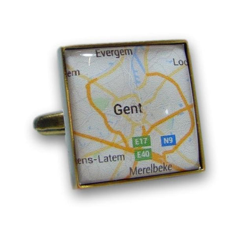 Manchetknopen Google Maps Gent