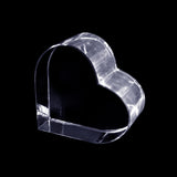 Glasgeschenk Hart - 45x45x30 mm - met gravure naar keuze