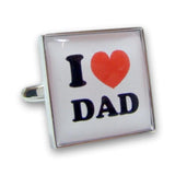 Manchetknopen I Love Dad
