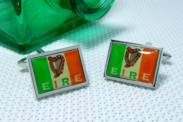 Manchetknopen Vlag Ierland