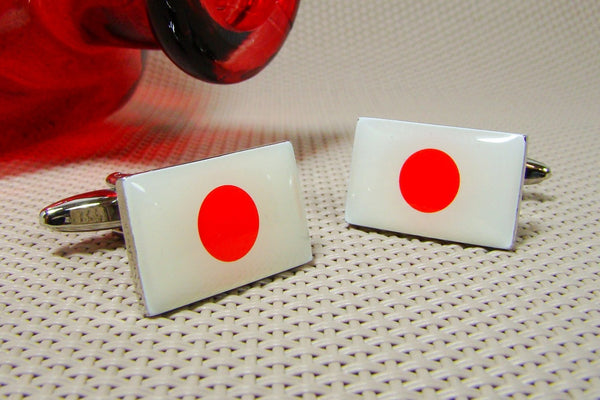Manchetknopen Vlag Japan