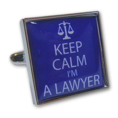 Manchetknopen Recht Keep Calm I'm A Lawyer