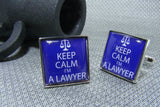 Manchetknopen Recht Keep Calm I'm A Lawyer