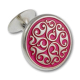 Manchetknopen Keltisch Roze