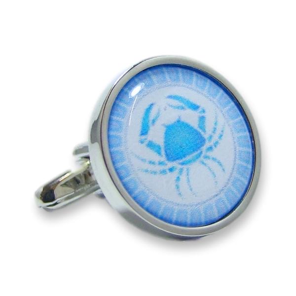 Manchetknoop Sterrenbeeld Kreeft Colourful (PER STUK)