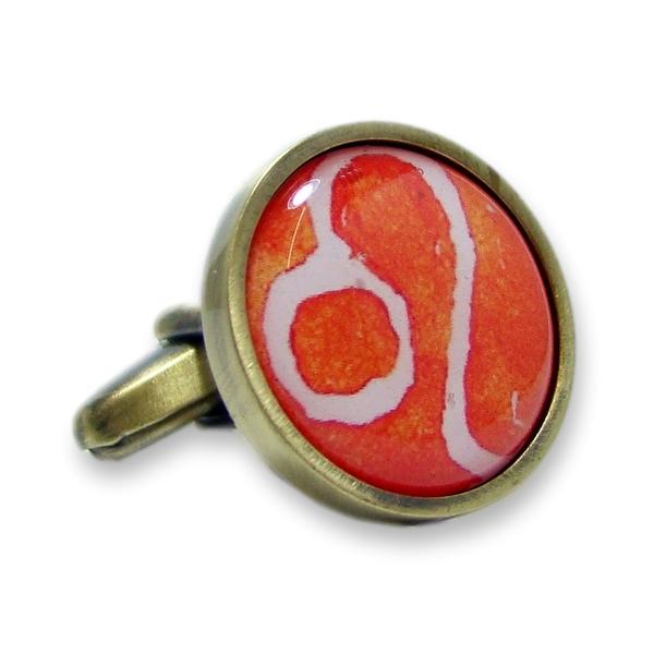 Manchetknoop Sterrenbeeld Leeuw Aquarel (PER STUK)