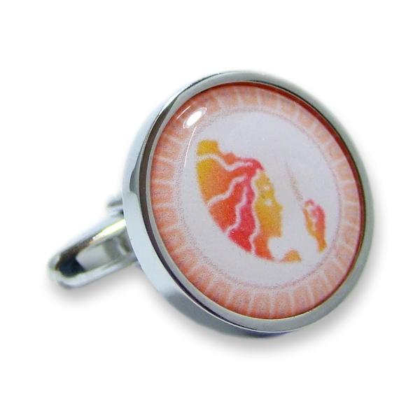 Manchetknoop Sterrenbeeld Maagd Colourful (PER STUK)