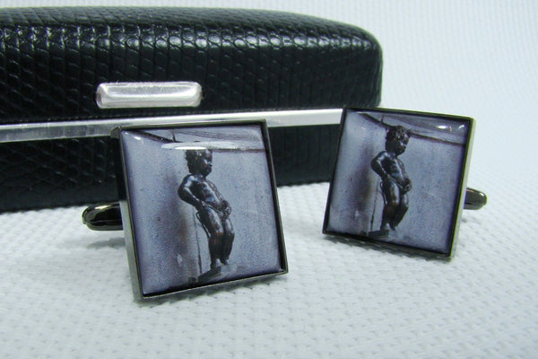 Manchetknopen Brussel Manneken Pis België