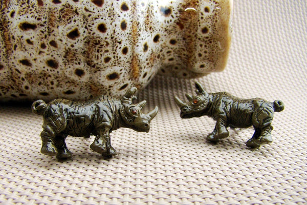 Manchetknopen Neushoorn