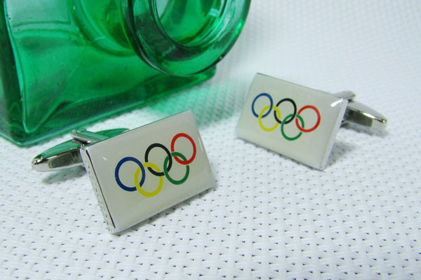 Manchetknopen Vlag Olympische Spelen