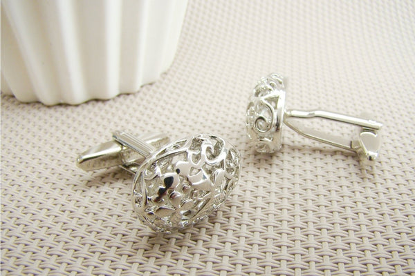 Manchetknopen Ovaal Opengewerkt