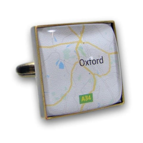 Manchetknopen Google Maps Oxford
