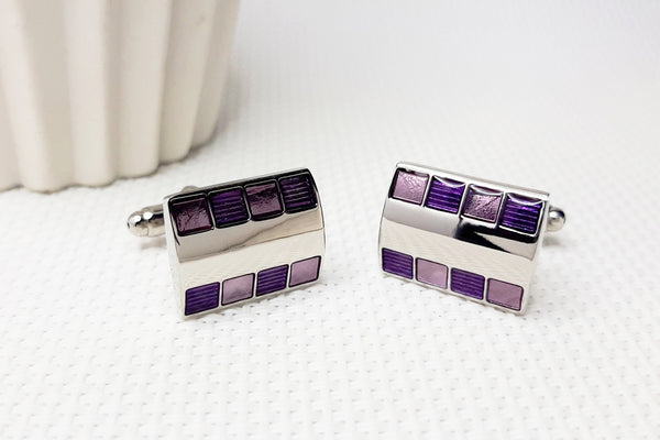 Manchetknopen Robuust Paars