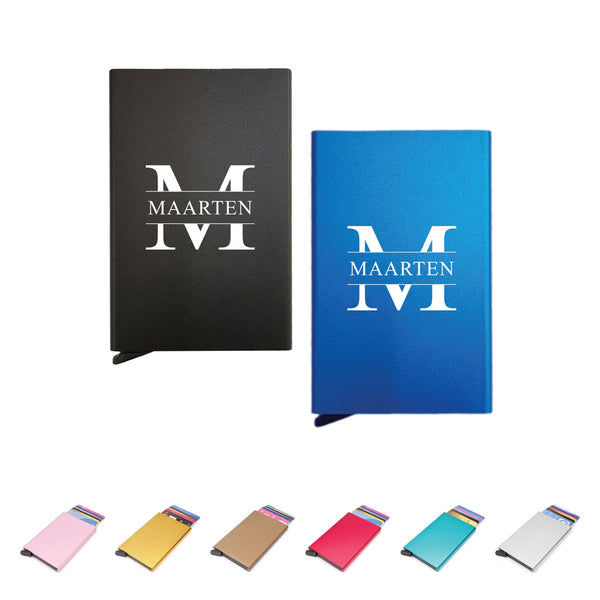 Creditcardhouder inclusief naamgravure