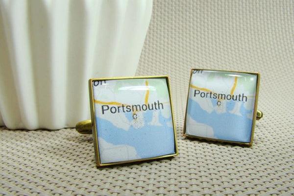 Manchetknopen Google Maps Portsmouth