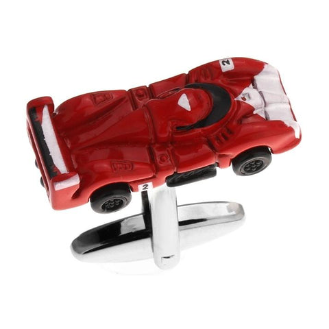 Manchetknopen Sportwagen rood