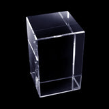 Glasgeschenk Rechthoek - 90x60x60 mm - met gravure naar keuze