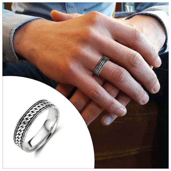 Ring Geoxideerd zilver OXI