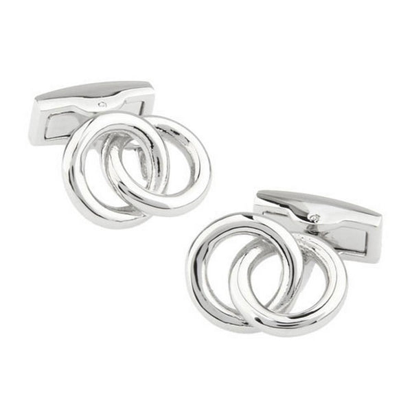 Manchetknopen Trouwringen (gravure initialen en datum)